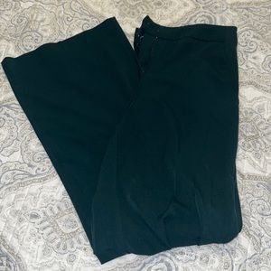 Dark green trousers